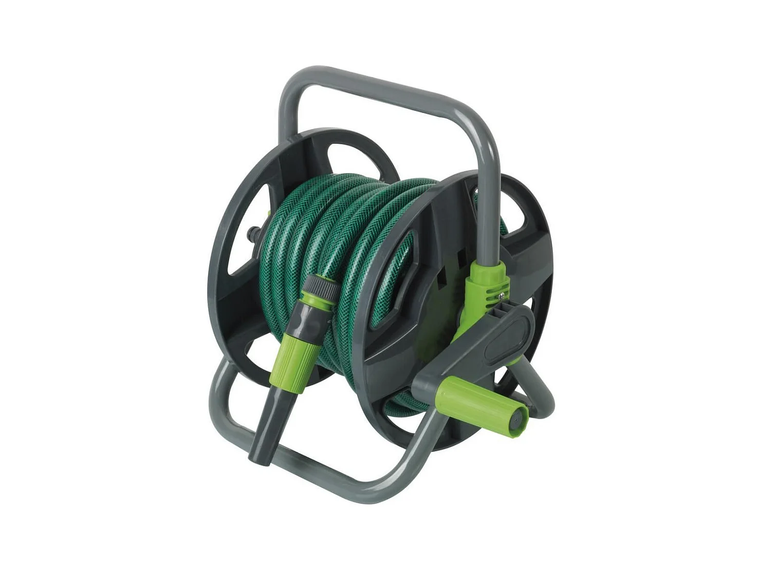 Dévidoir à tuyau d'arrosage portable équipé