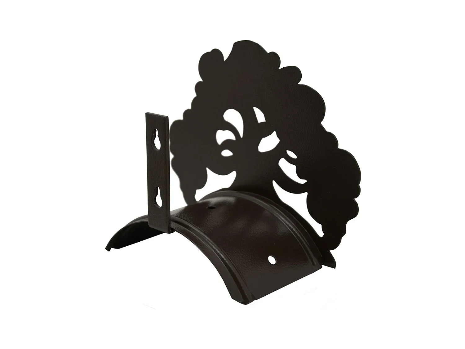 Soporte original de acero para mangueras montado en la pared Eje