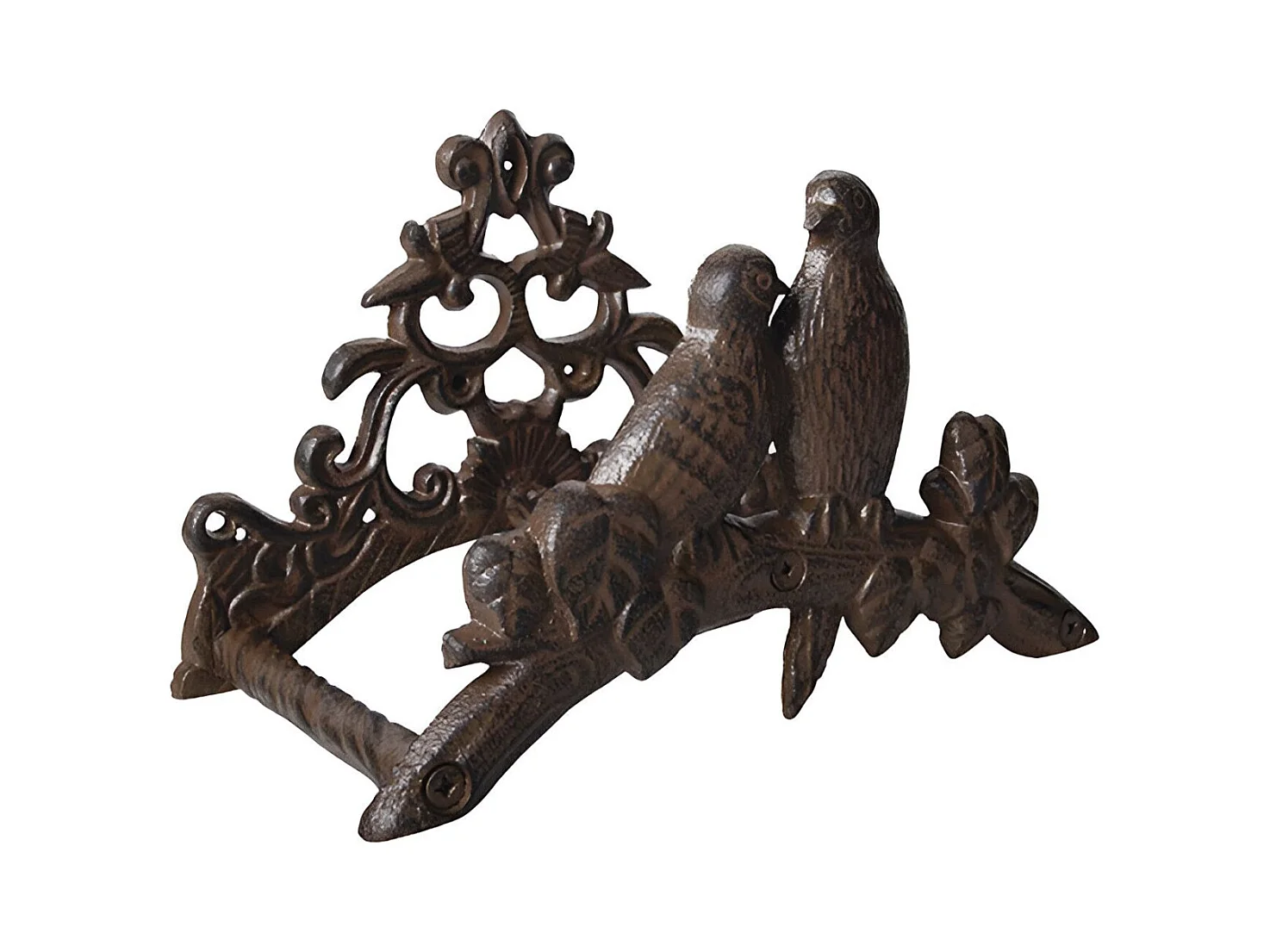 Porte tuyau fonte oiseaux