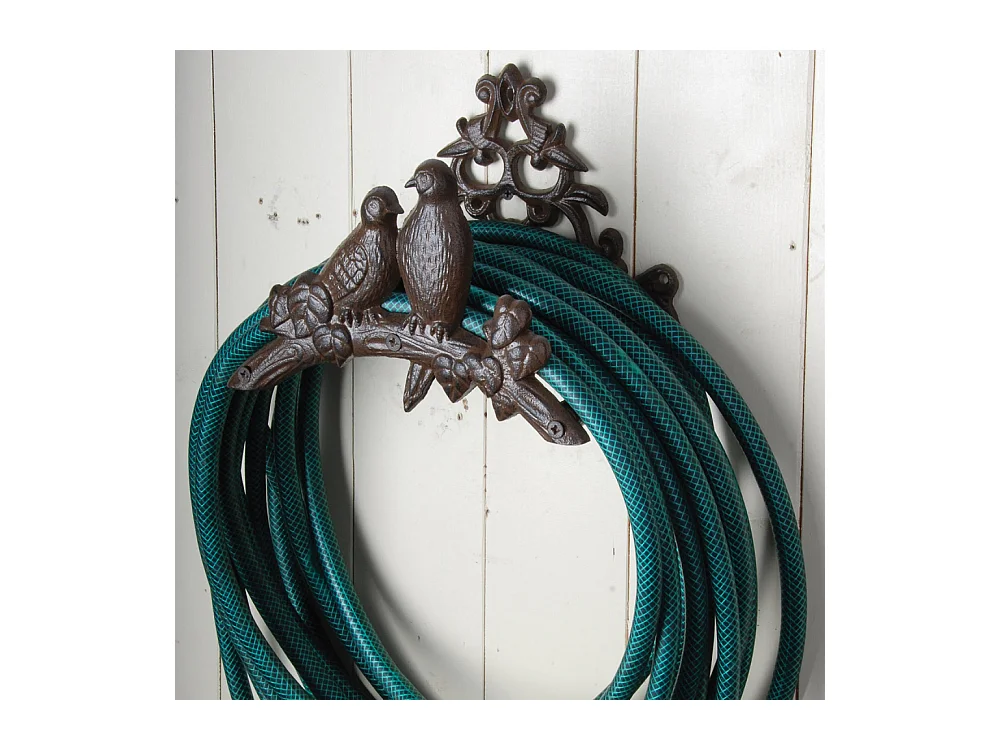 Porte tuyau fonte oiseaux