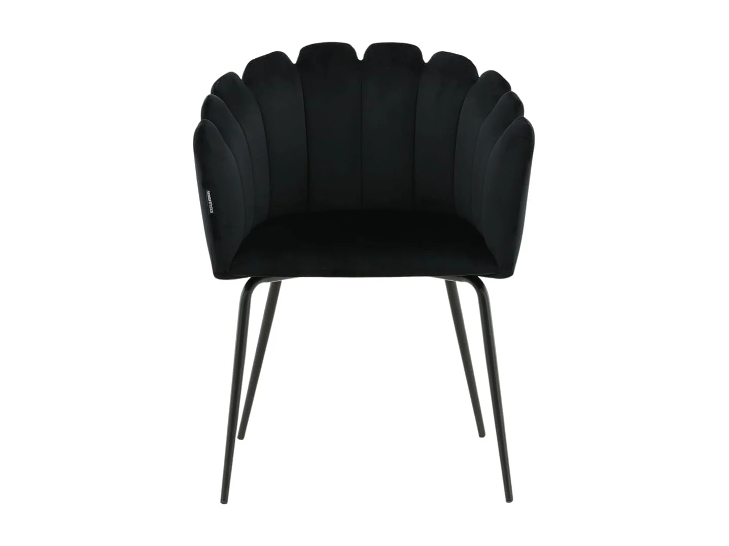 Chaise à dîner Limhamn Velours Noir