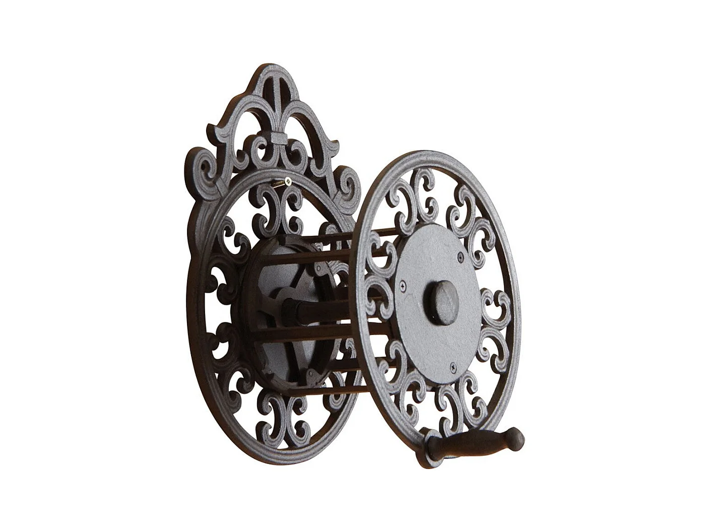 Wandschlauchtrommel aus Gusseisen