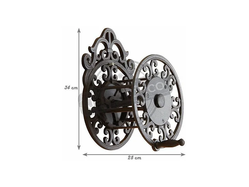 Wandschlauchtrommel aus Gusseisen