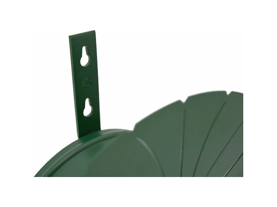 Originale portagomma a parete in acciaio con foglia di Ginko