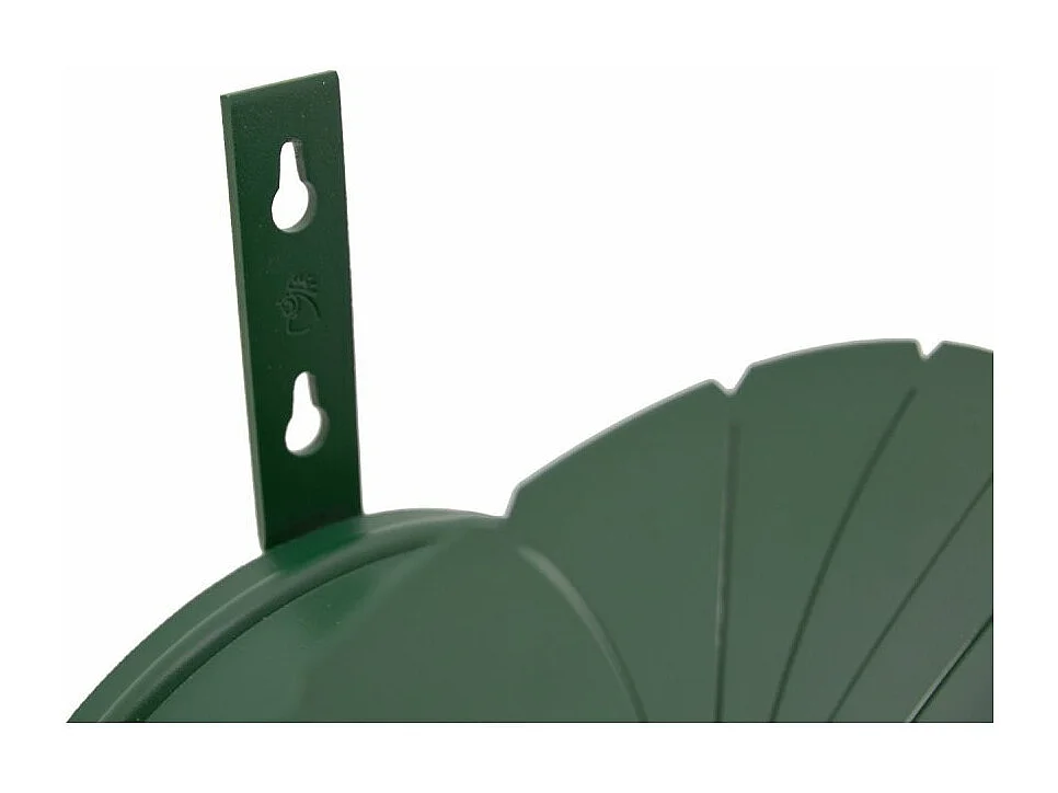 Original portamangueras de pared de hoja de Ginko de acero