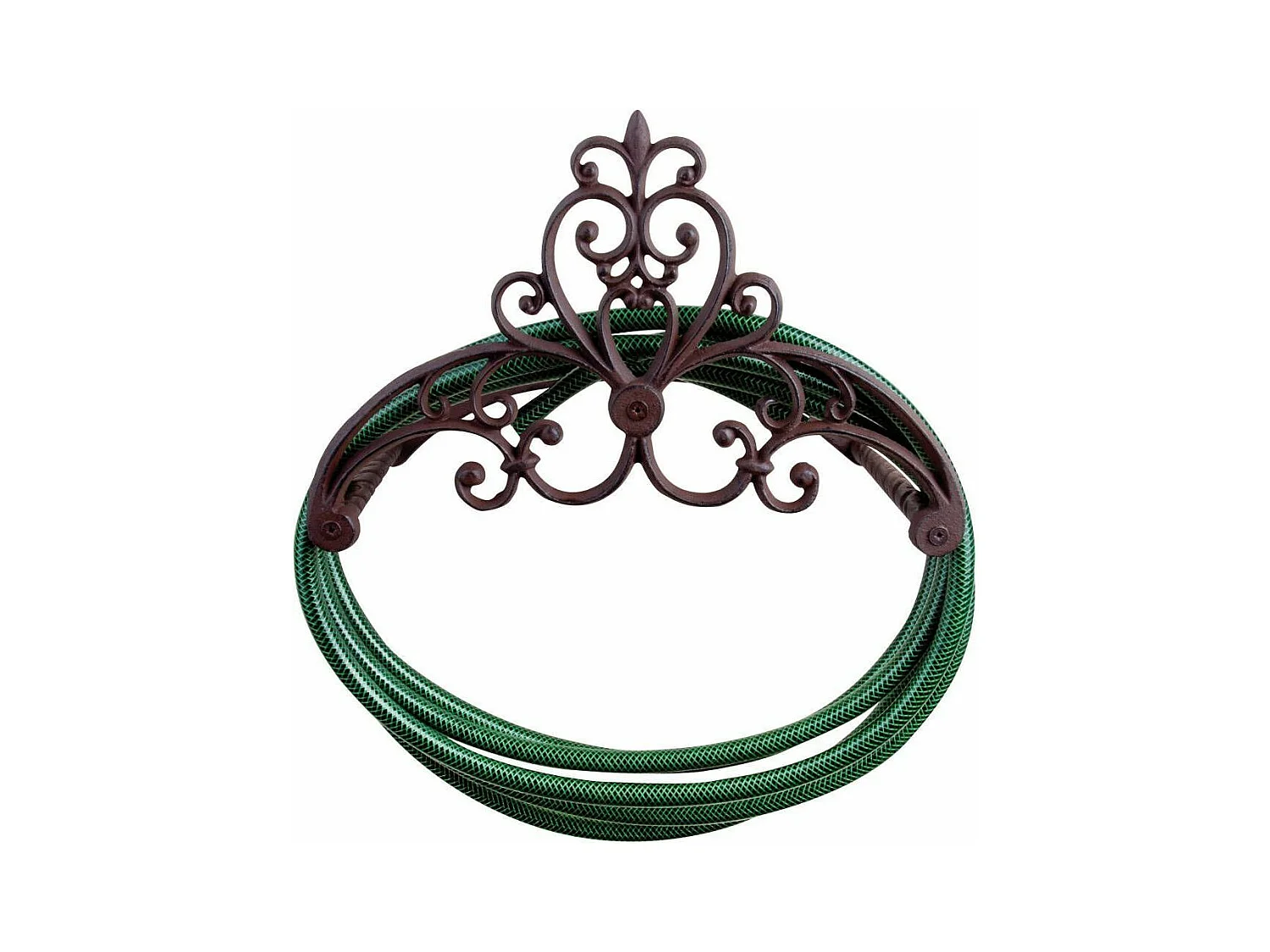 Porte-tuyau fonte fleurs