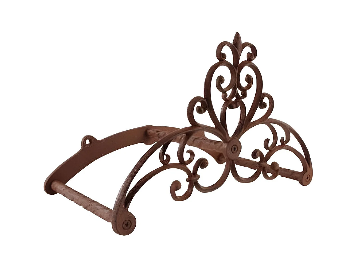 Schlauchhalter aus Gusseisen Blumen