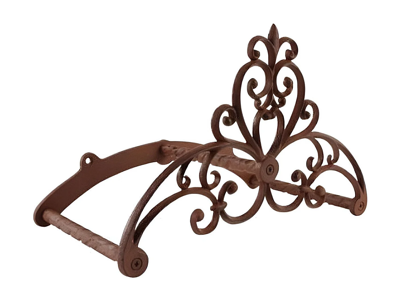 Portagomma in ghisa con fiori