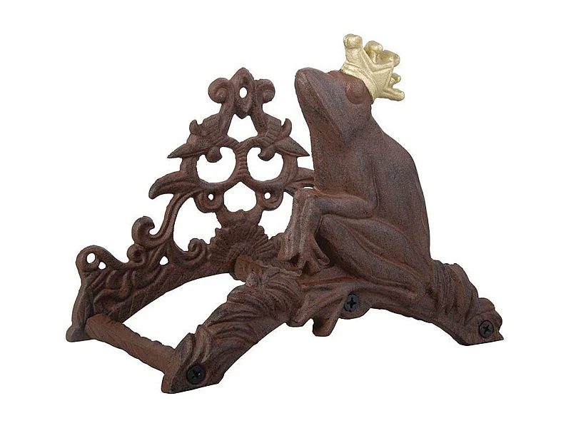 Soporte para manguera de jardín rana coronada