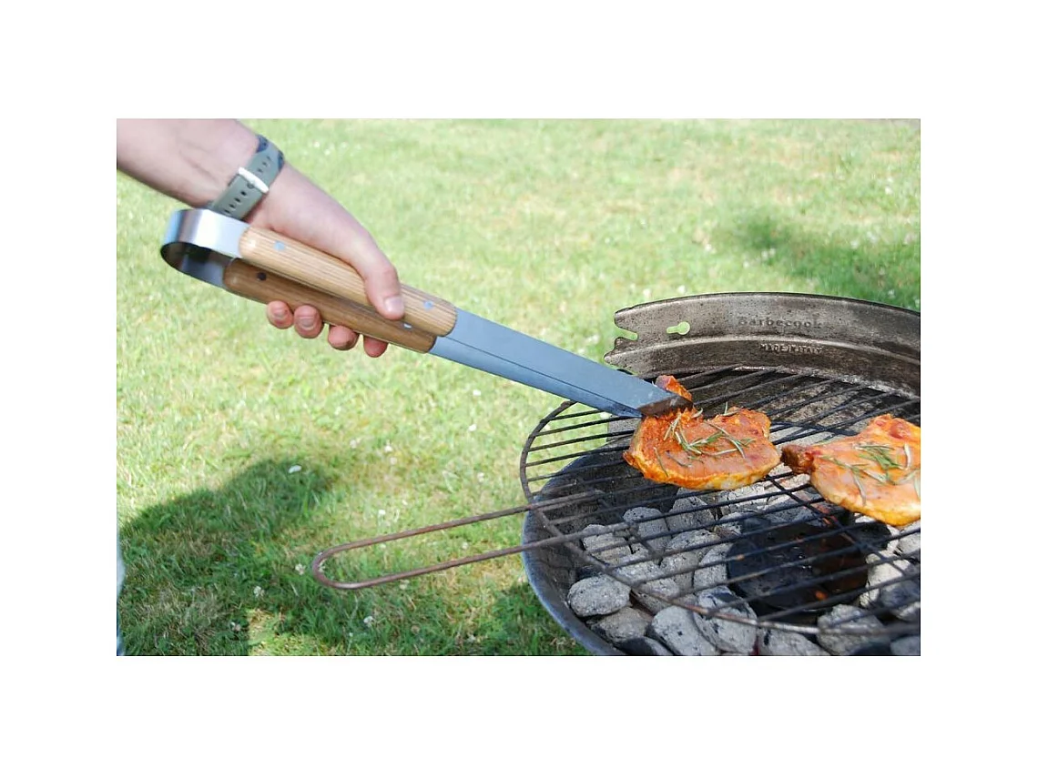 Custodia in tela con utensili da barbecue