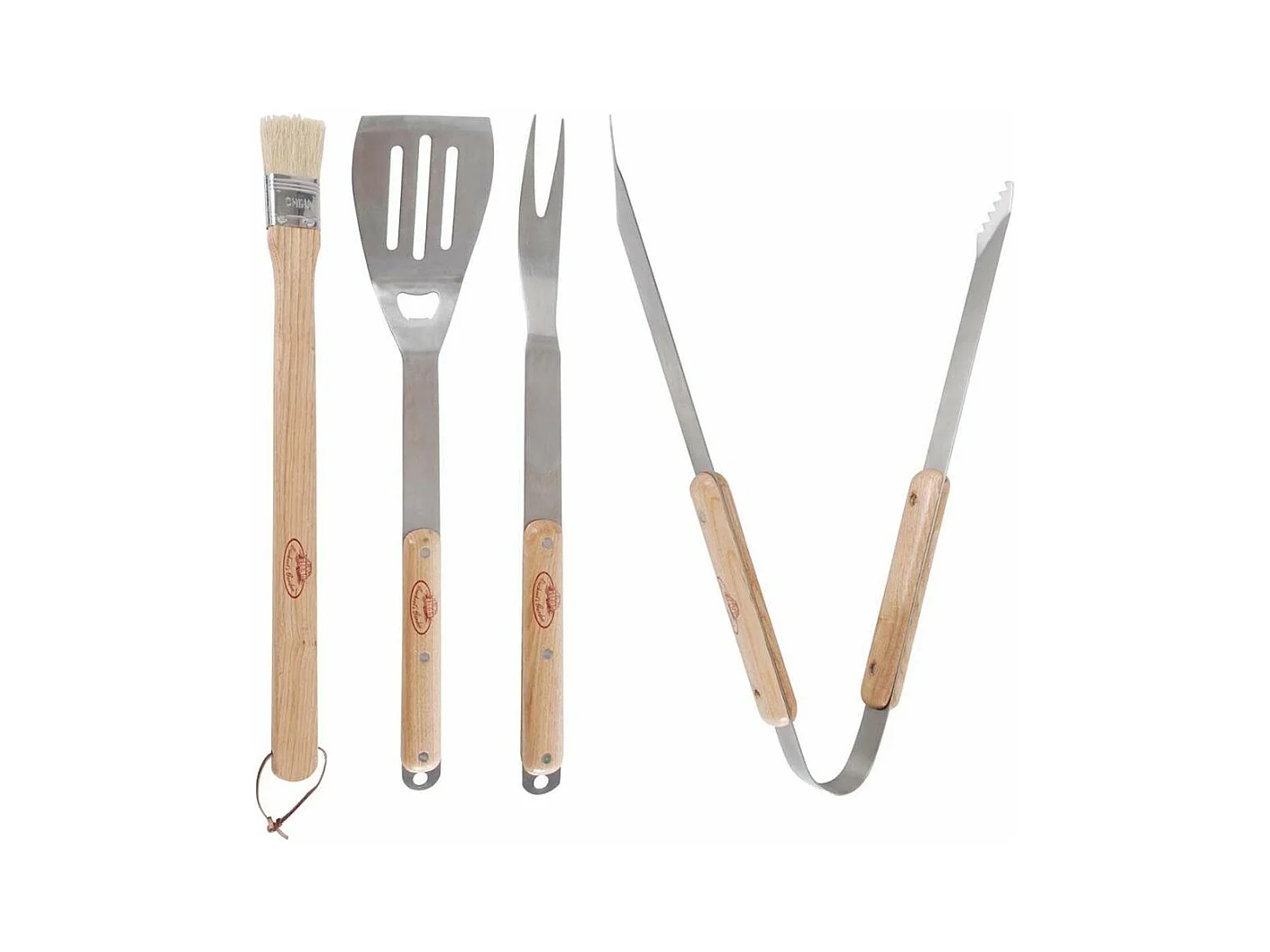 Custodia in tela con utensili da barbecue