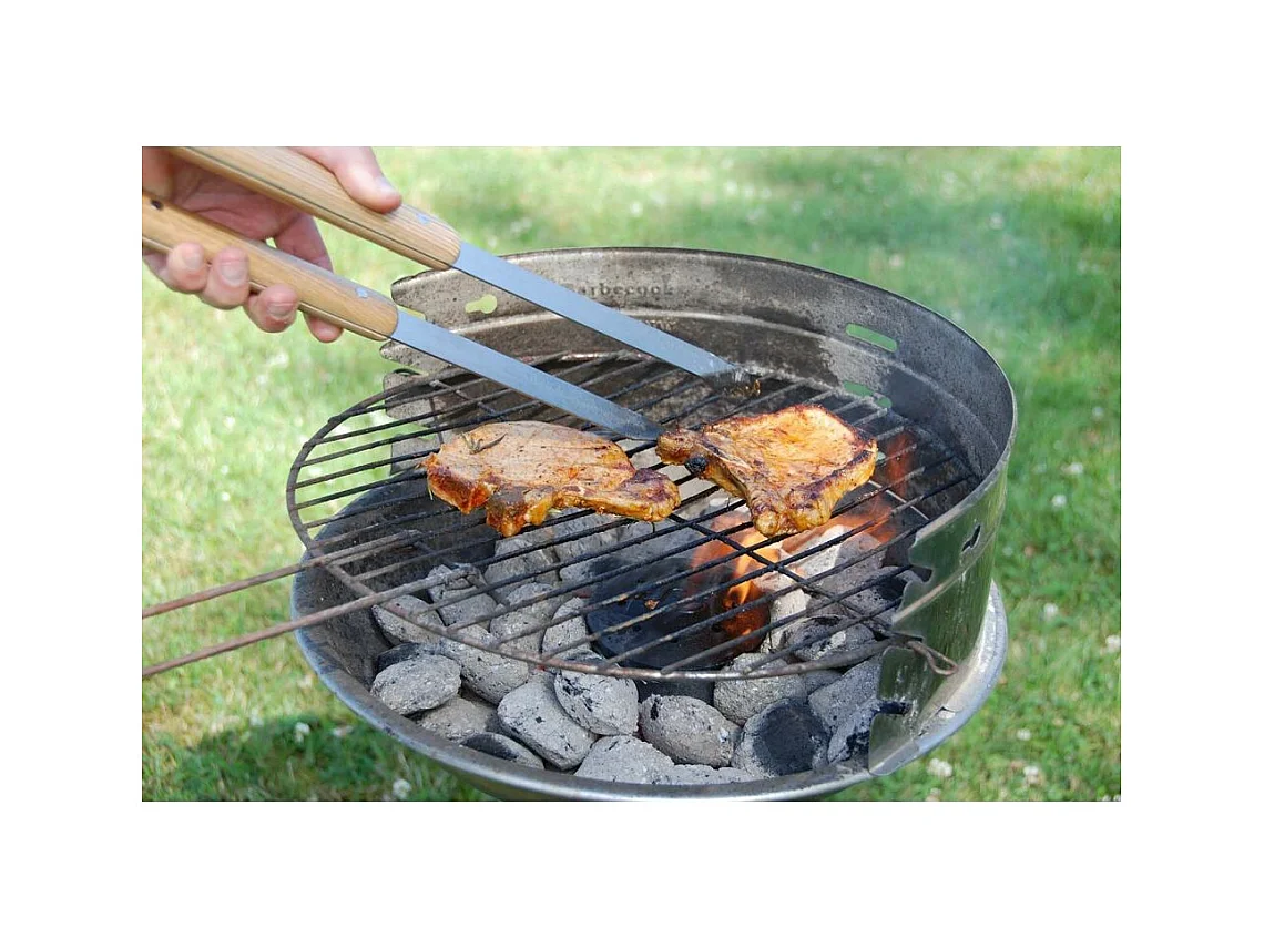 Custodia in tela con utensili da barbecue