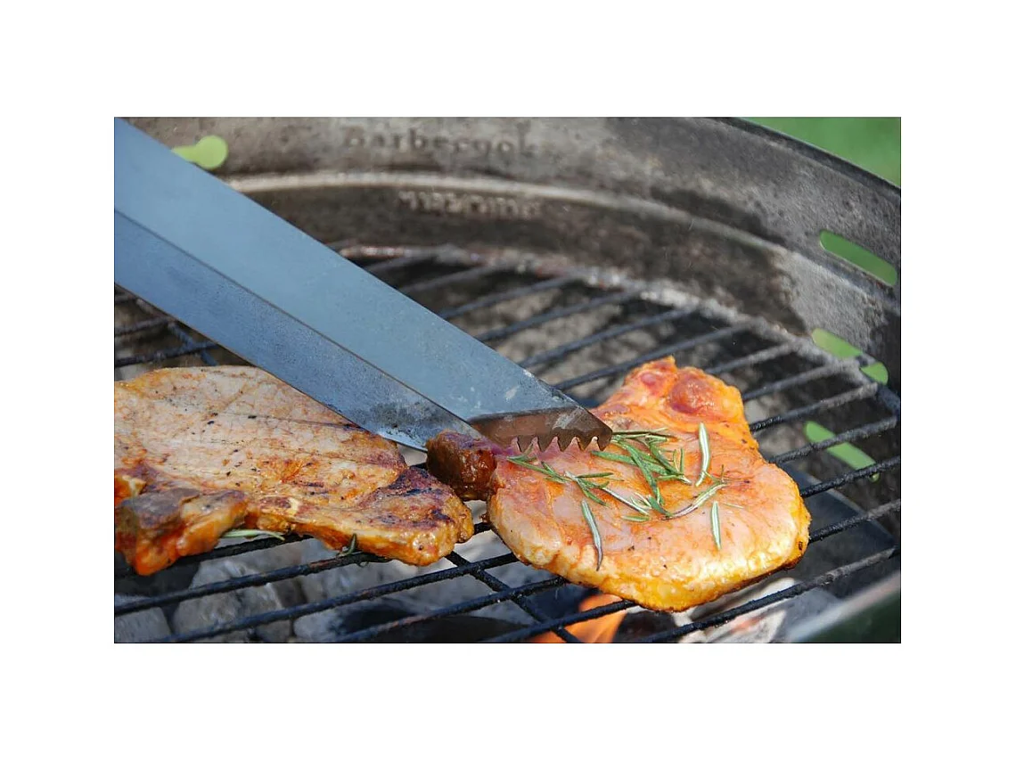 Custodia in tela con utensili da barbecue