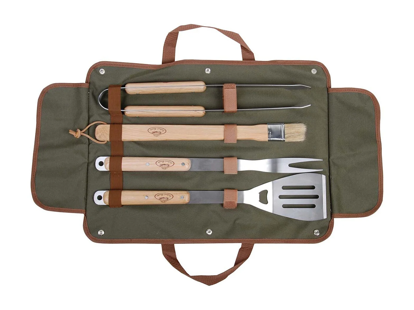 Grillbesteck aus Leinen