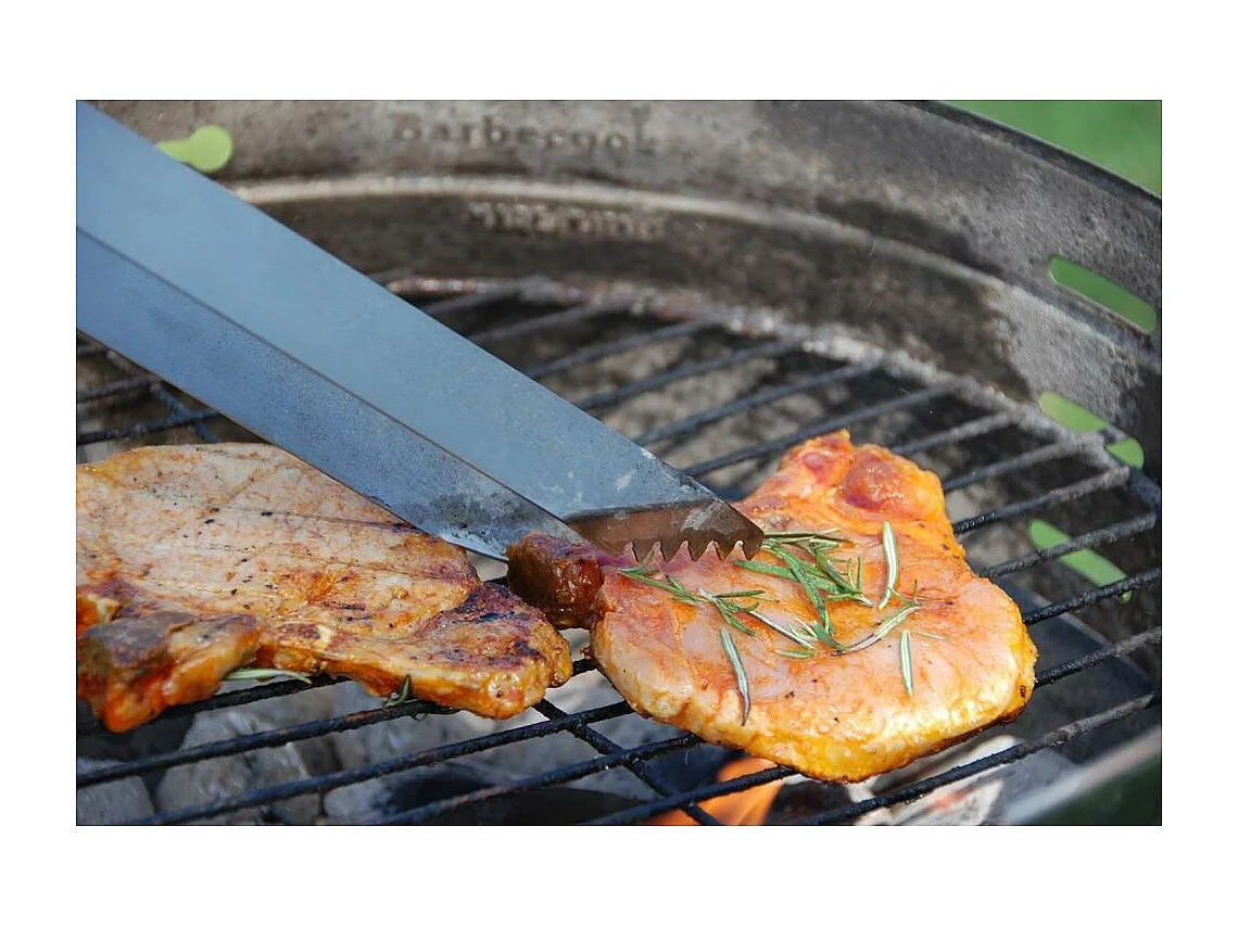 Grillbesteck aus Leinen