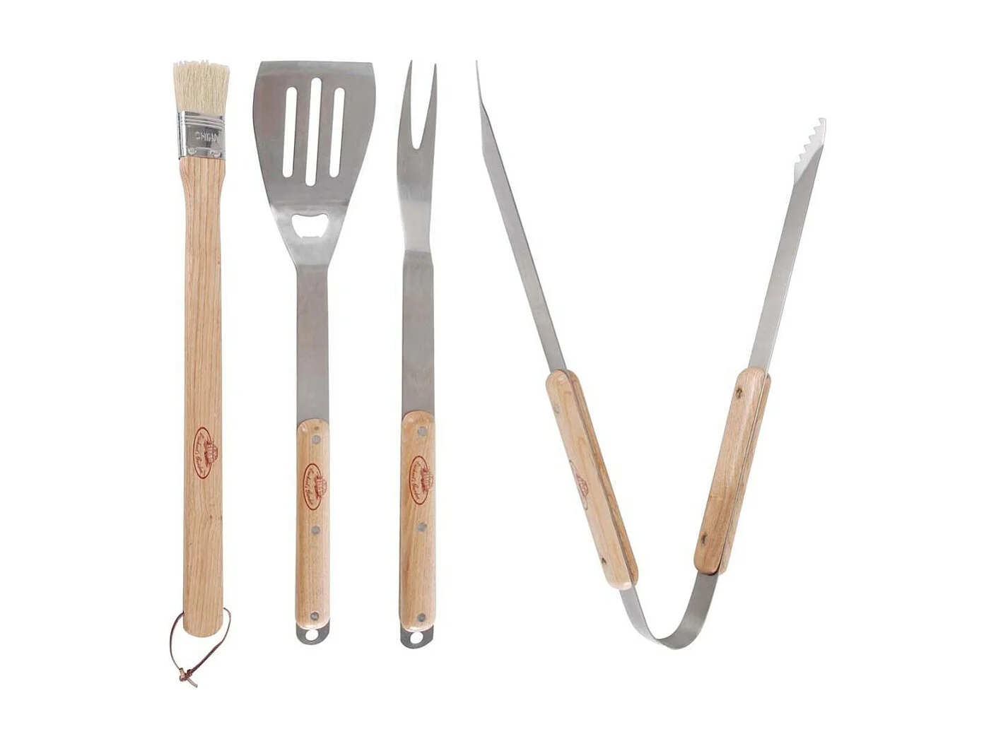 Grillbesteck aus Leinen