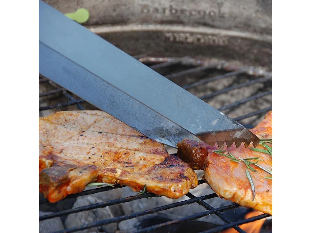 Grillbesteck aus Leinen