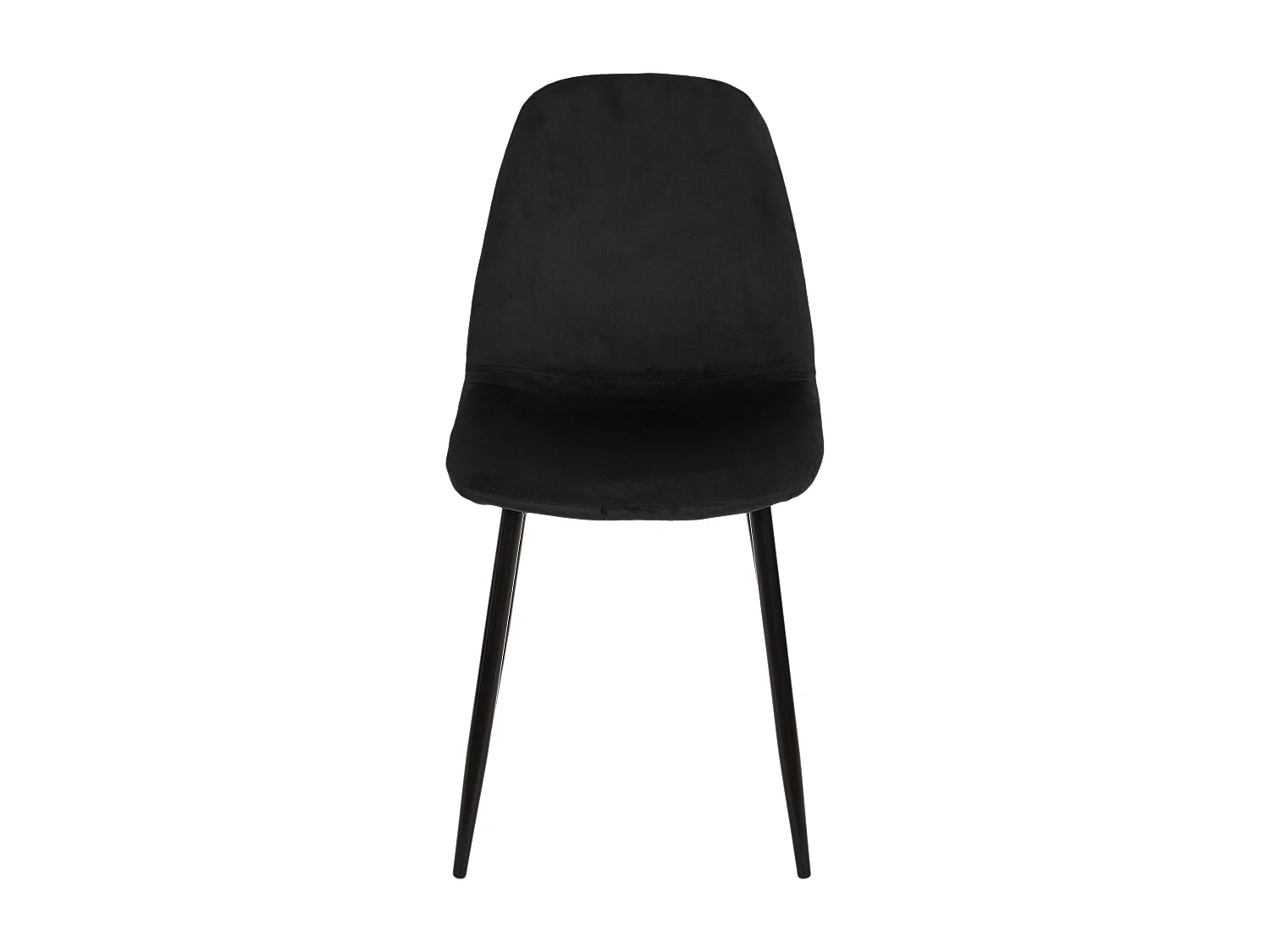 Chaise Pieds Metal Leaf Noir - Lot De 4 Noir