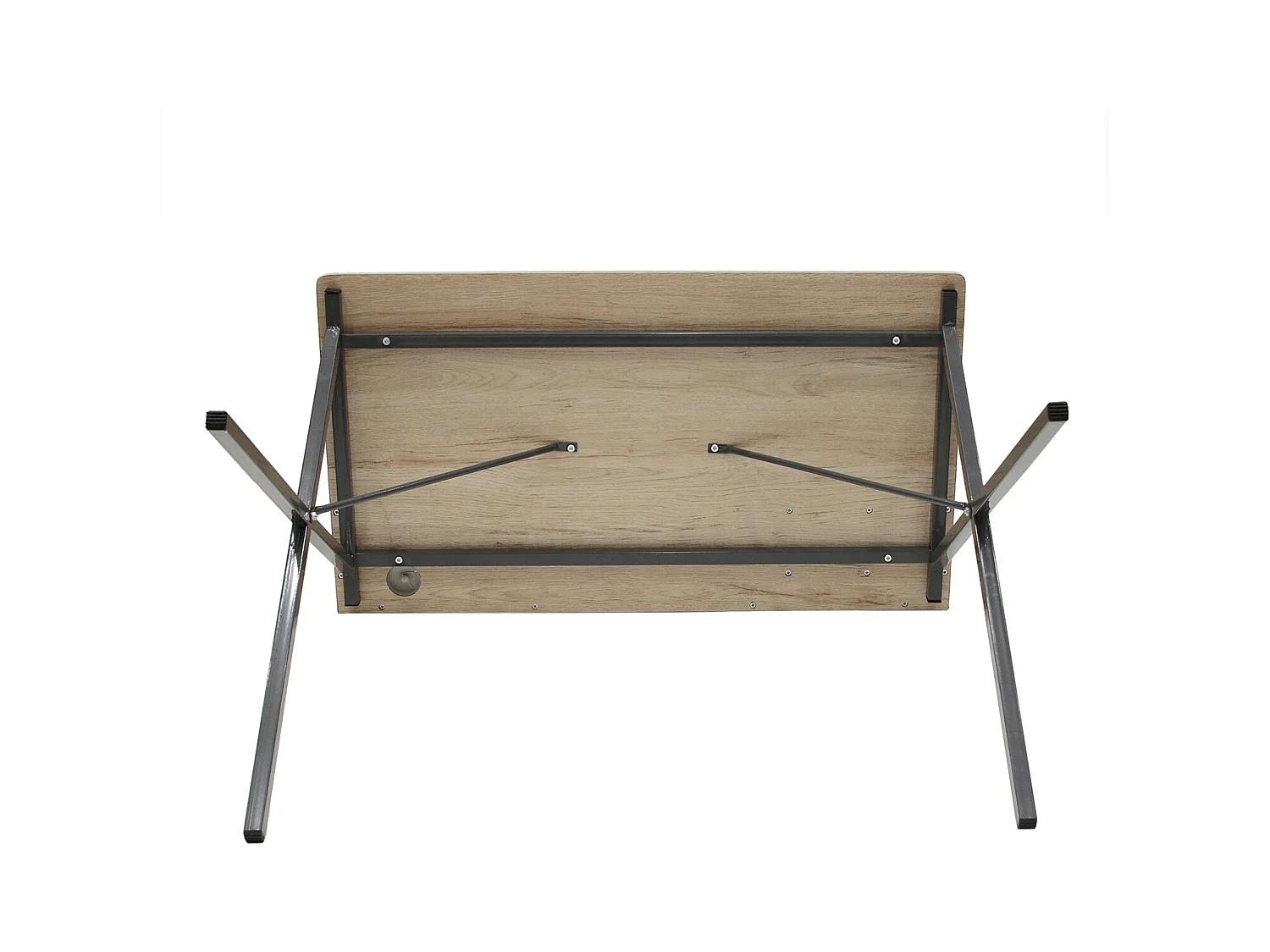 Schreibtisch aus Holz und Metall "Brice"