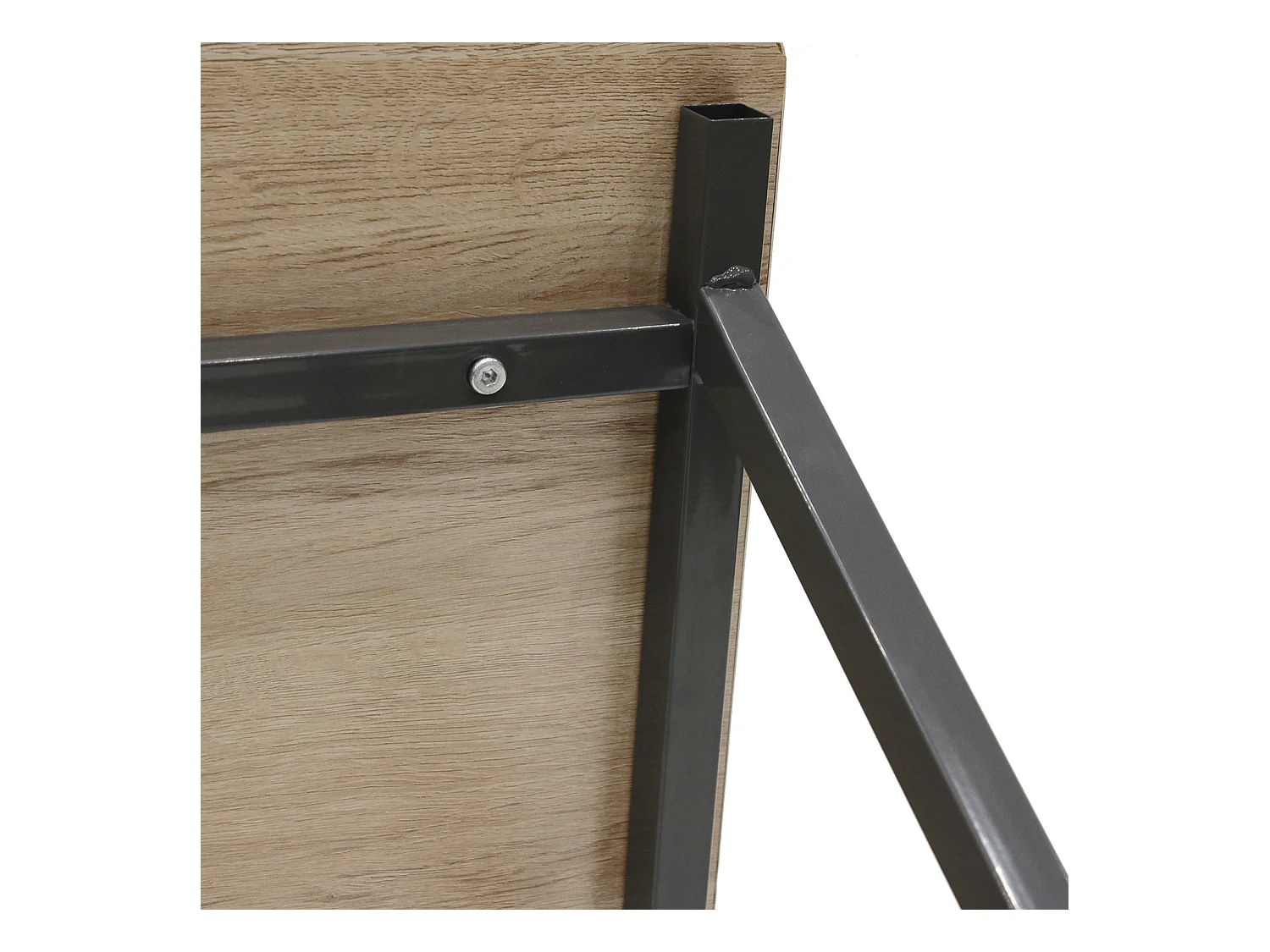 Schreibtisch aus Holz und Metall "Brice"