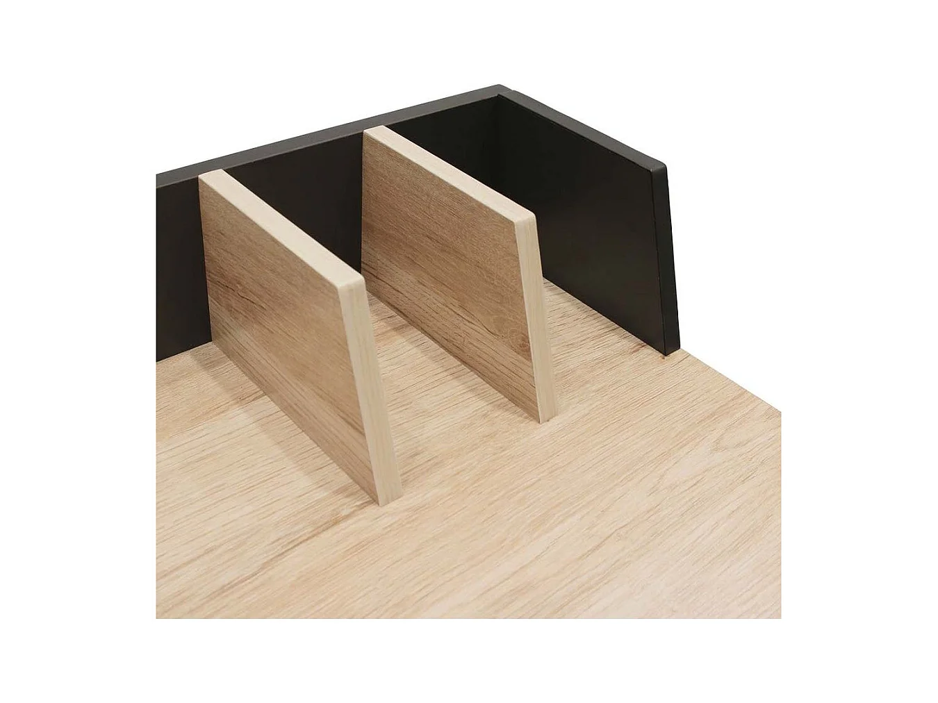 Schreibtisch aus Holz und Metall "Brice"