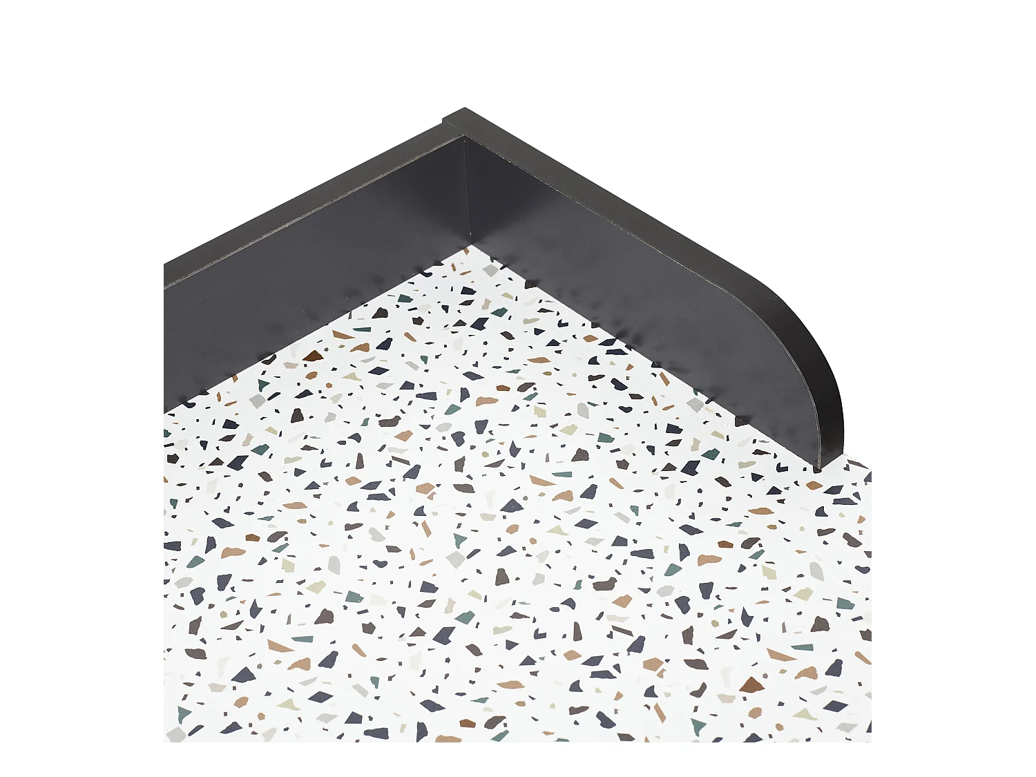 Bureau Terrazzo Bleu Gris, Blanc