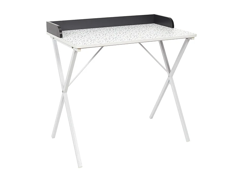 Bureau Terrazzo Bleu Gris, Blanc