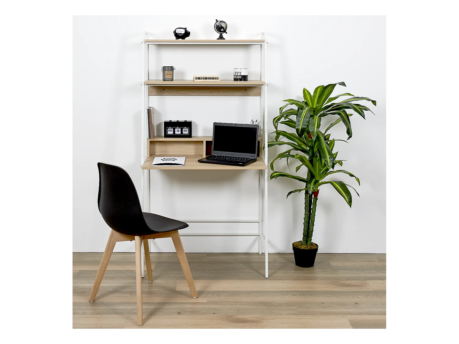 Bureau Etagere Zack Blanc