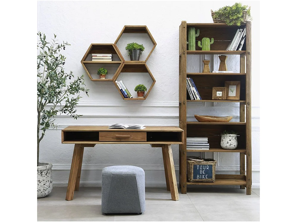 Bureau en pin recyclé Rewood