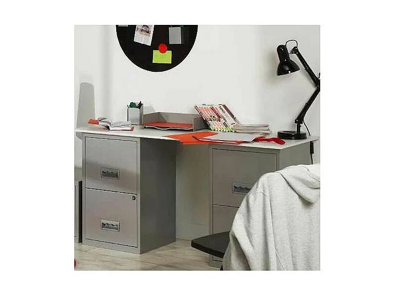 Bureau design en métal Alu