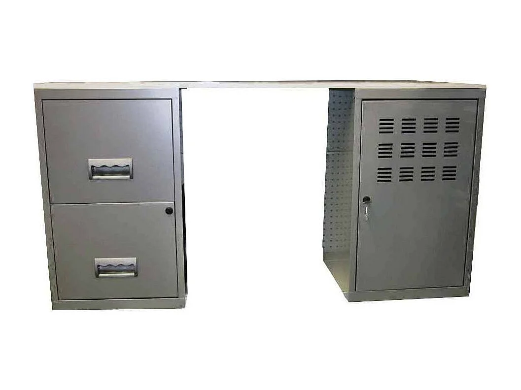 Bureau design en métal Alu