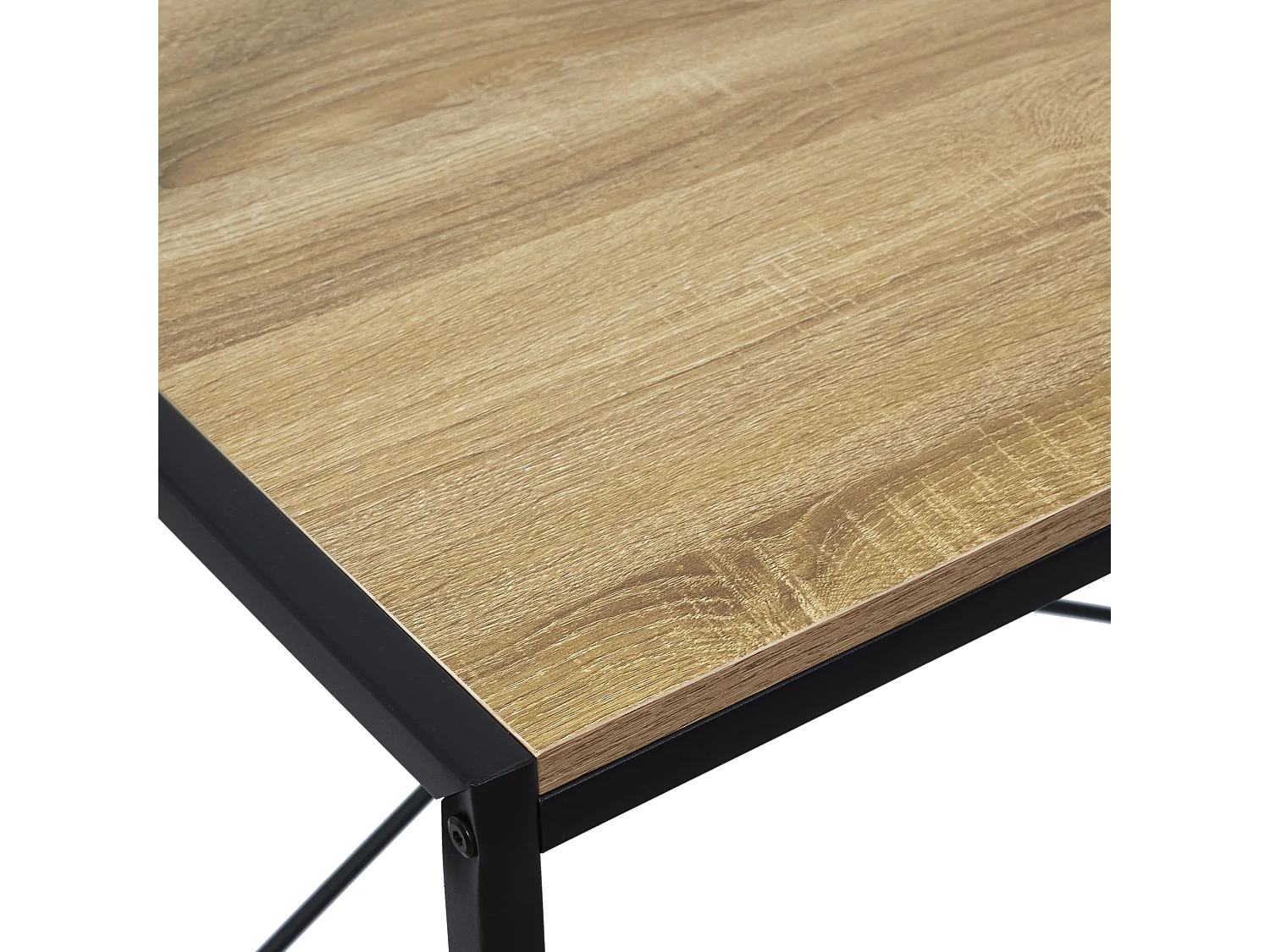 Bureau Etagere Stan Marron, Noir