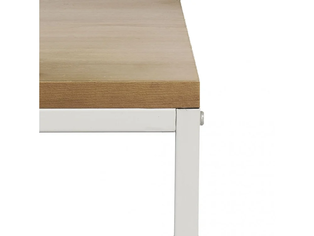 Bureau en métal et plaquage pin Charlie