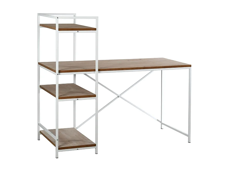 Bureau en métal et plaquage pin Charlie