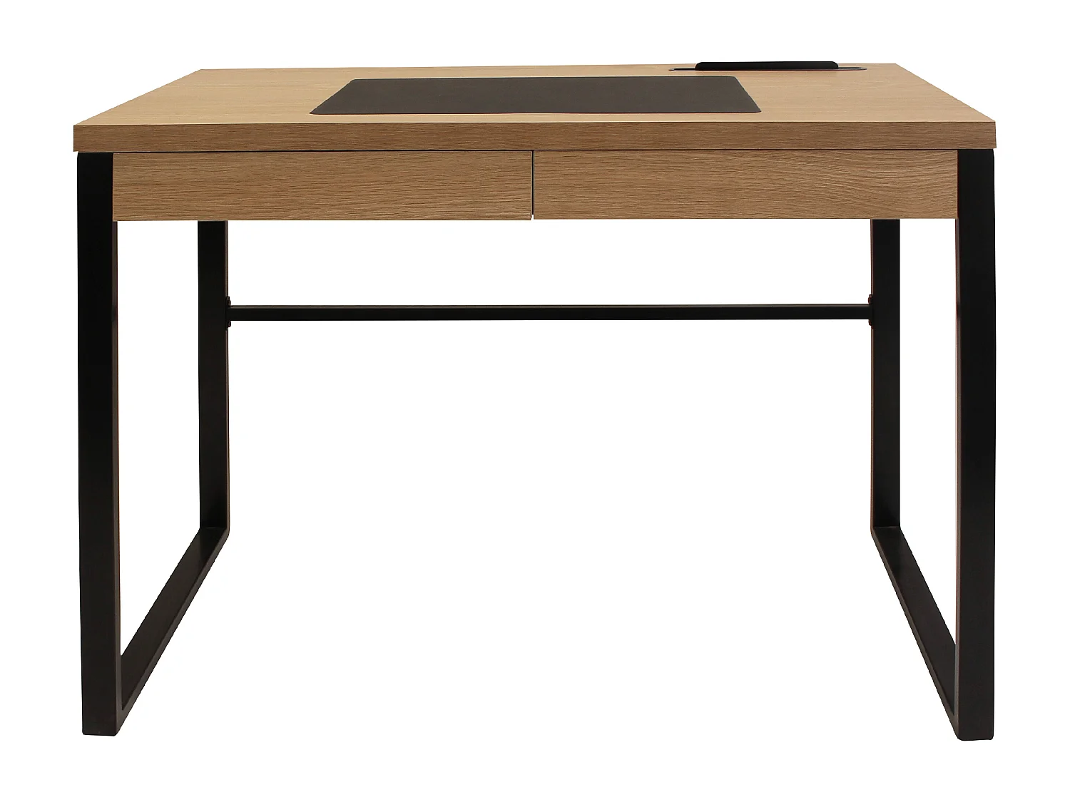Bureau Design Bois & Métal "Tameo" 100cm Naturel