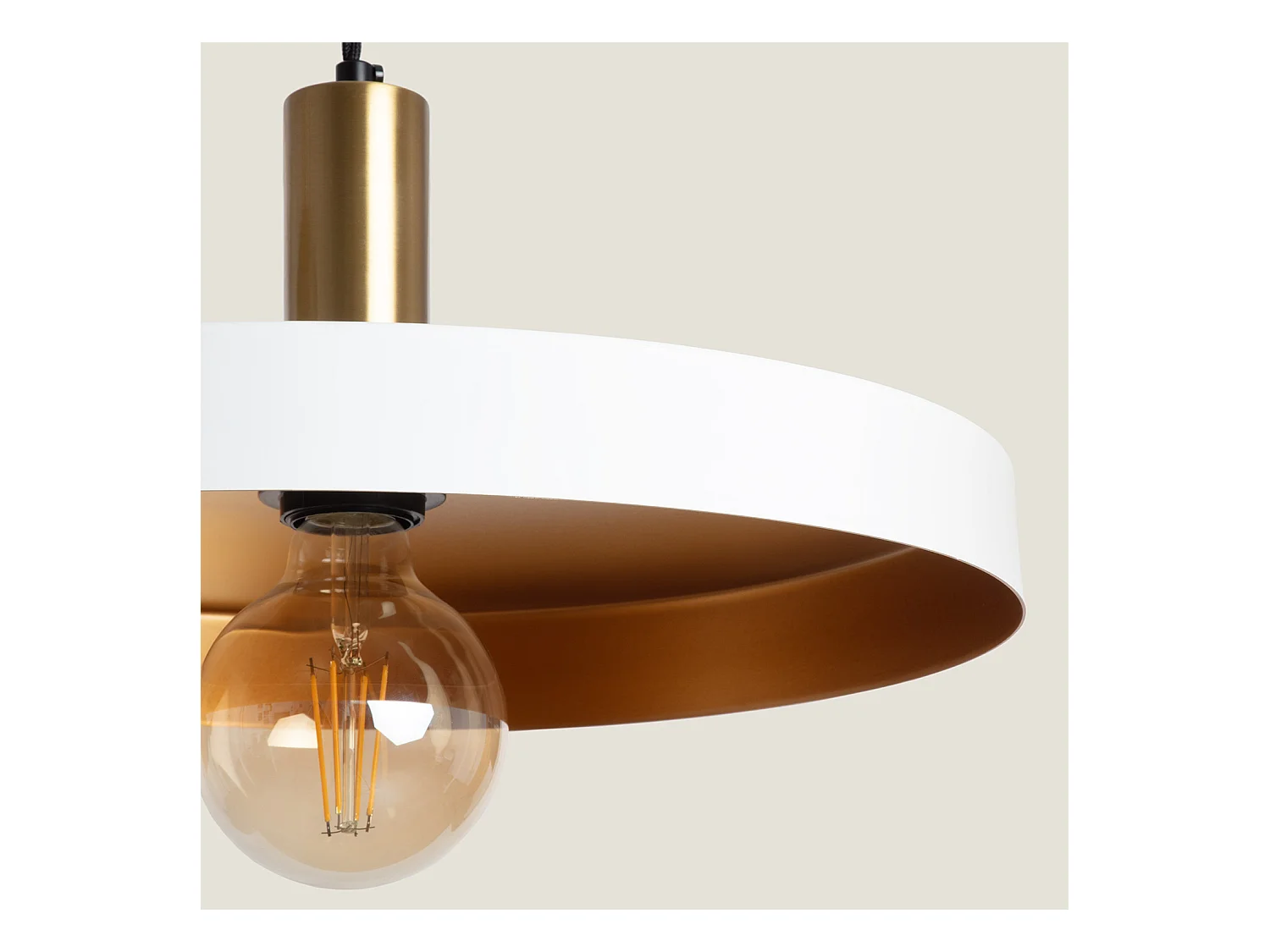 Suspension Métal Furiko Blanc