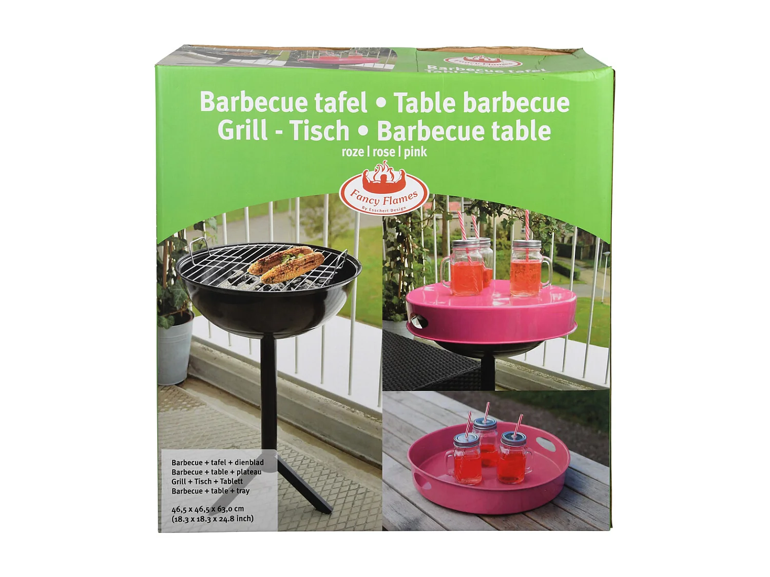 Table barbecue avec plateau amovible
