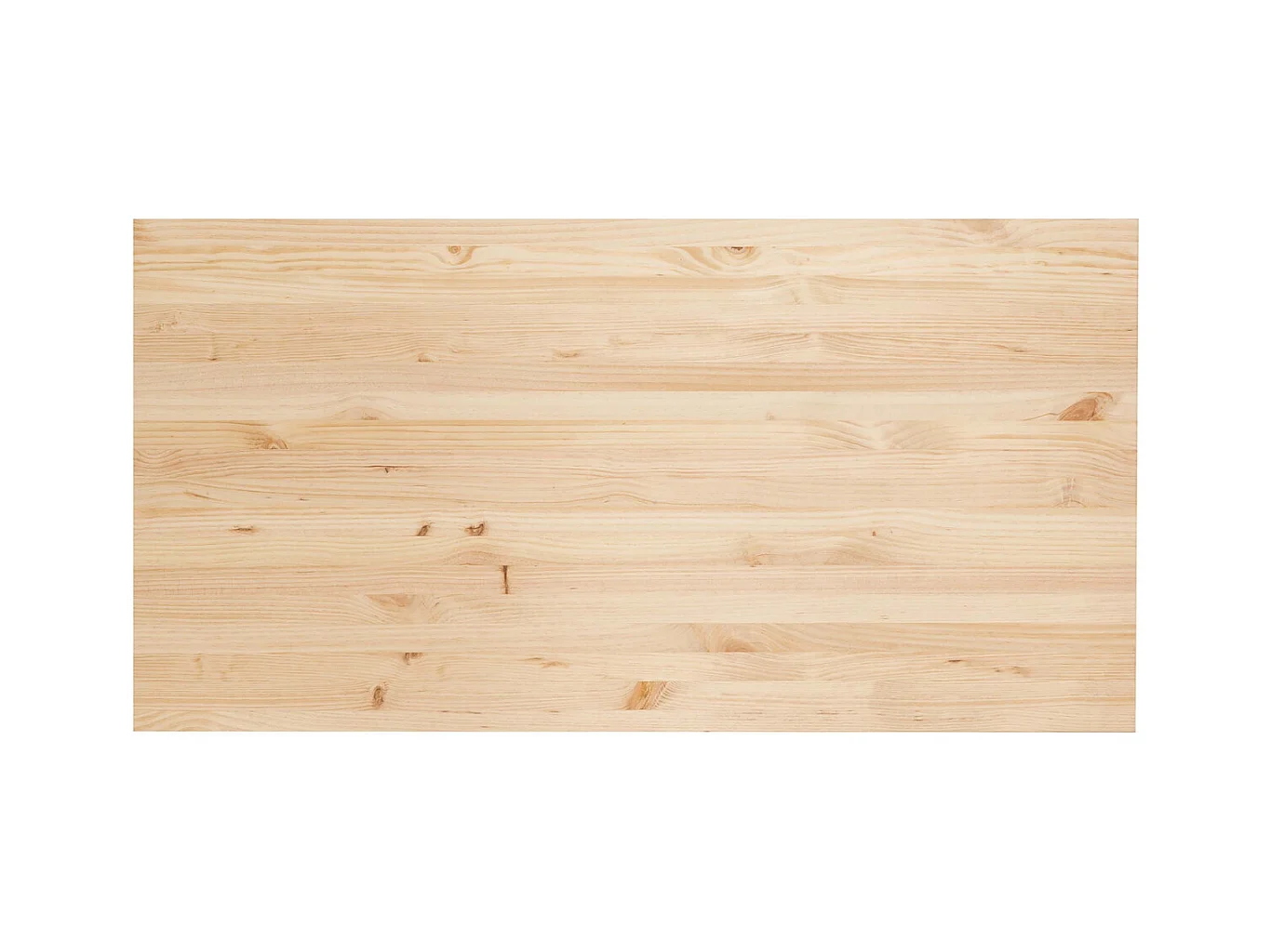 Plateau de bureau en pin massif 120 x 60 x 1,8 cm