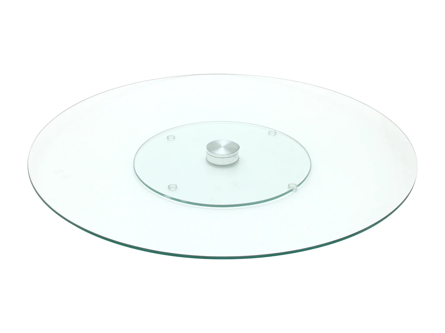 Drehtablett aus Glas 45 cm