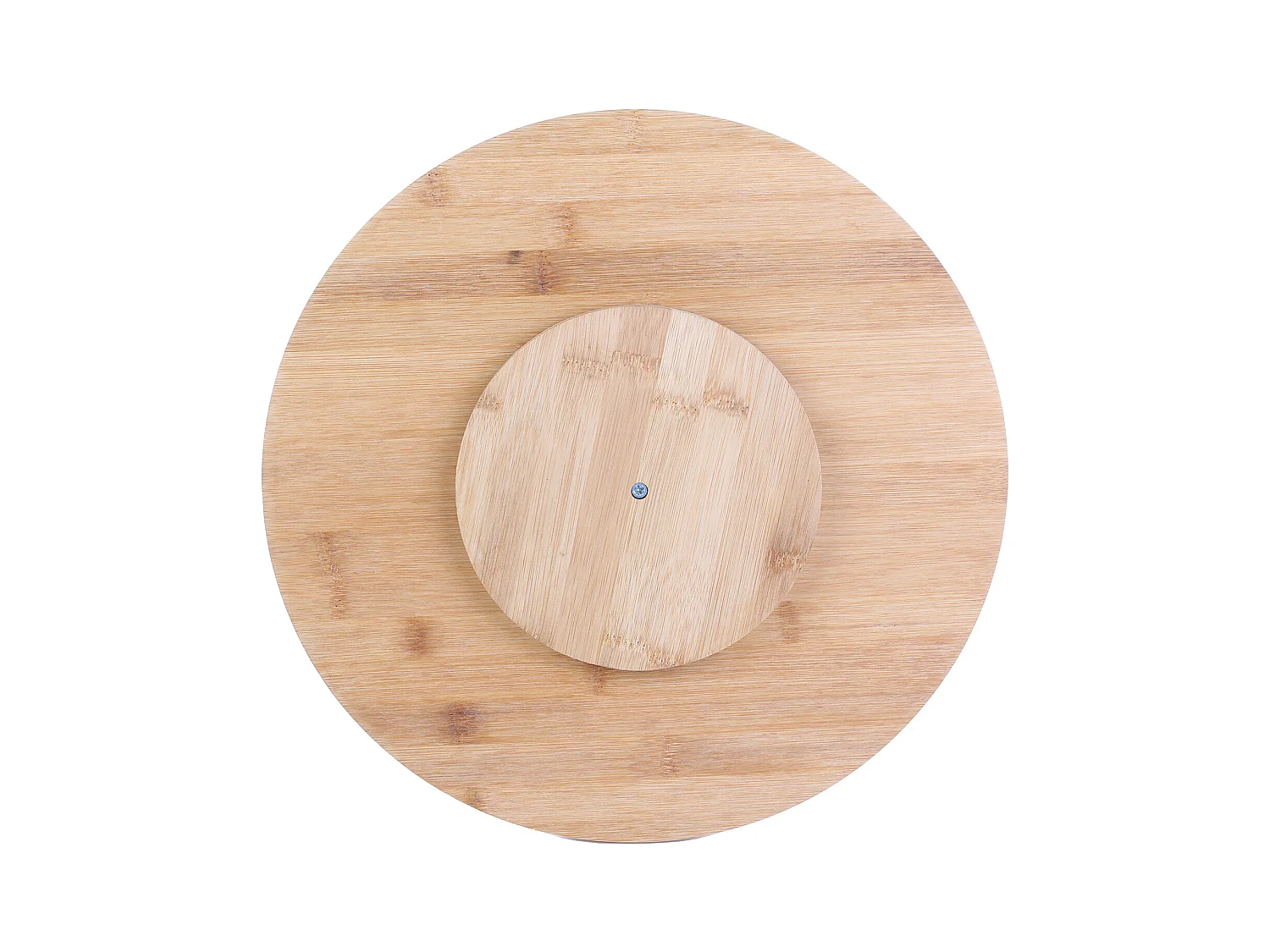 Runde Drehplatte aus Bambus "Green attitude"