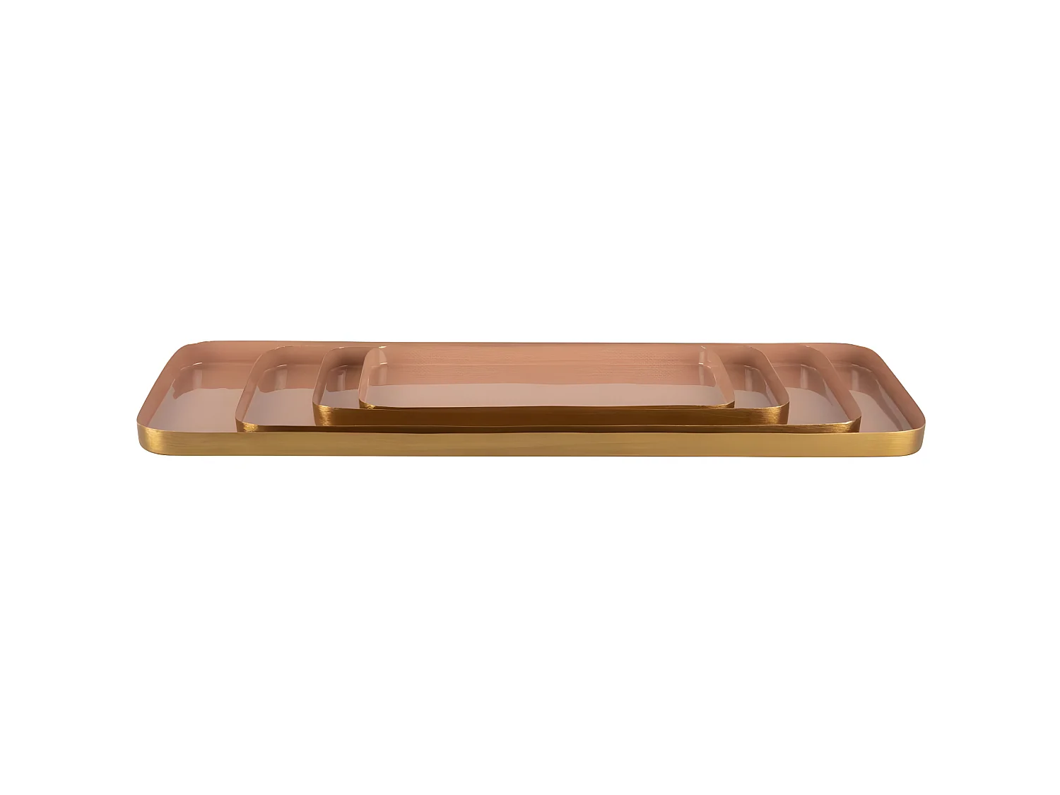 Plateau en métal Festive 41 x 16 cm