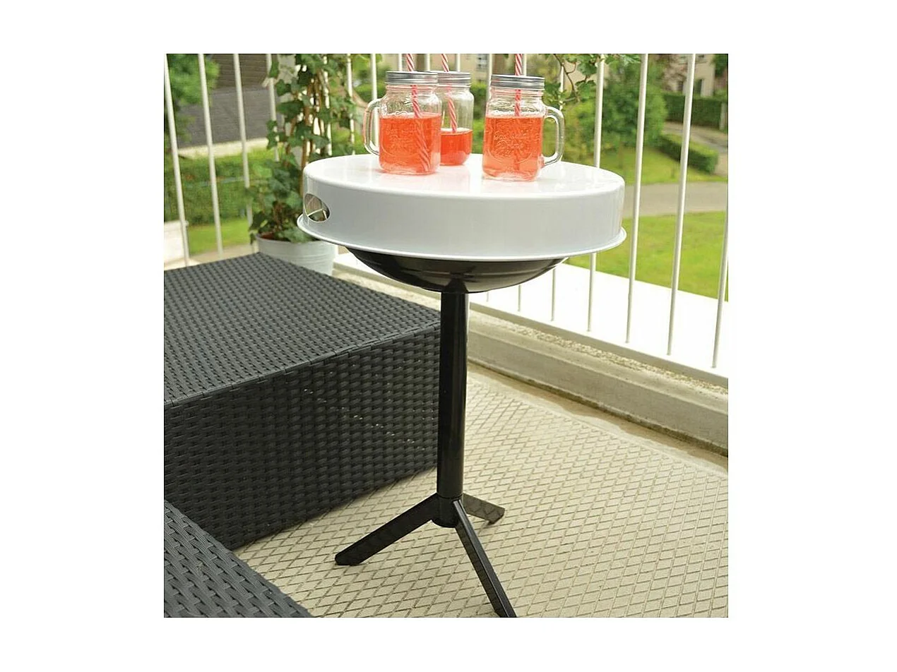 Mesa de barbacoa con bandeja extraíble