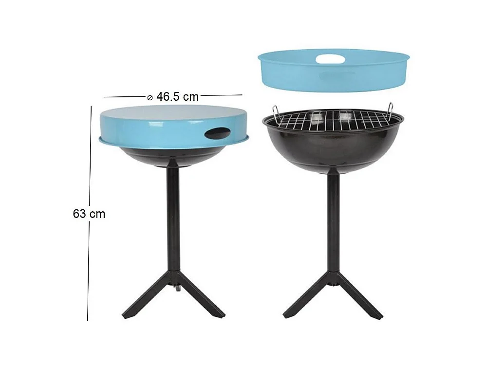 Table barbecue avec plateau amovible