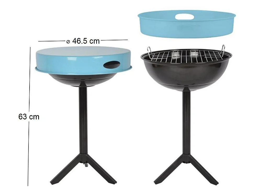 Table barbecue avec plateau amovible