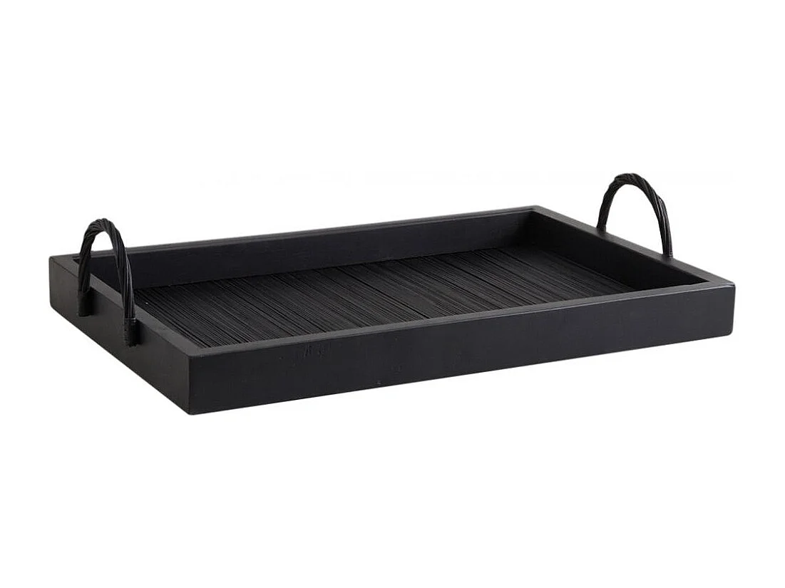 Plateaux en bambou et bois s (Lot de 2)