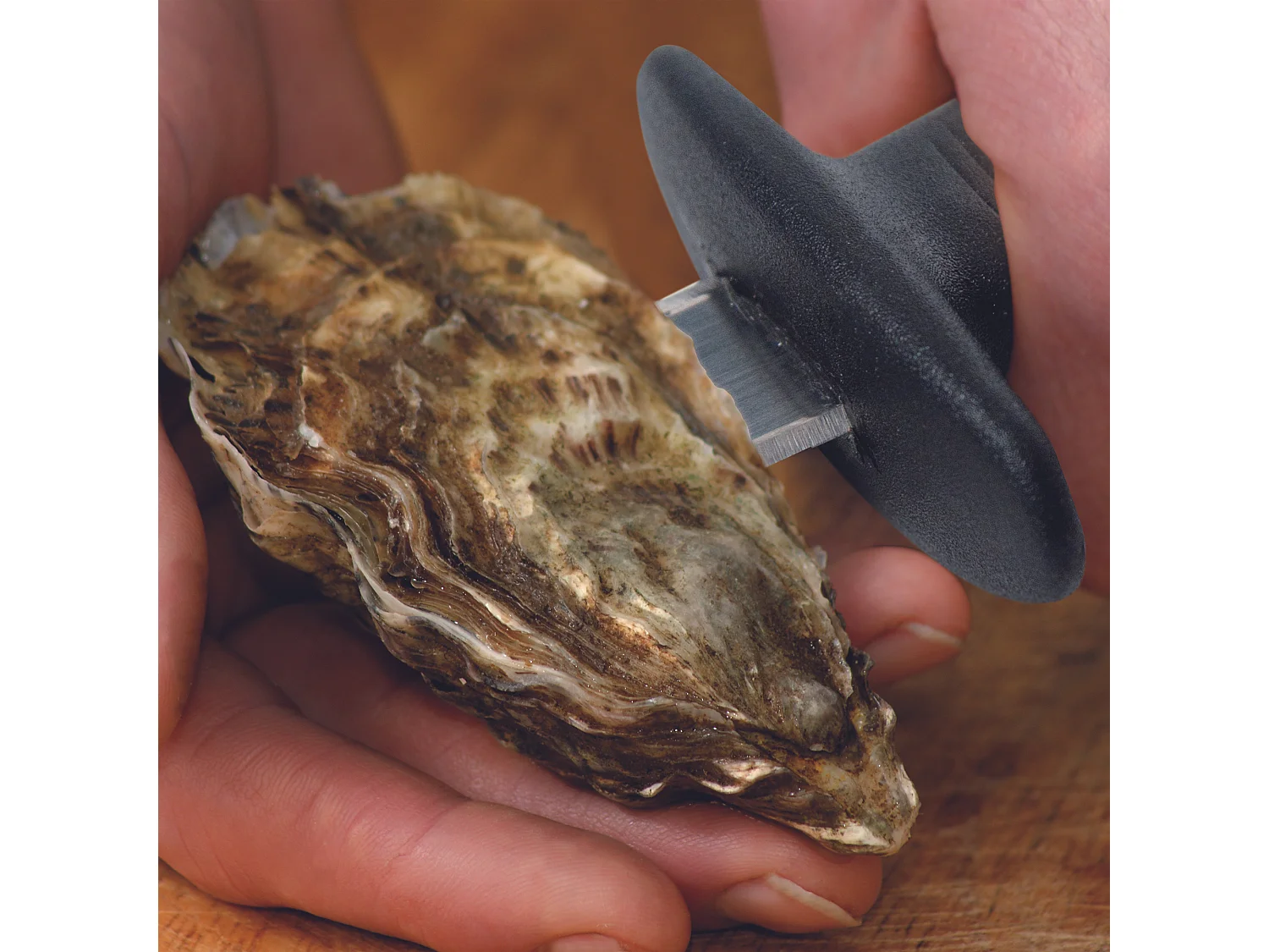 Plateau Avec Support Et Couteau A Huitres Argent