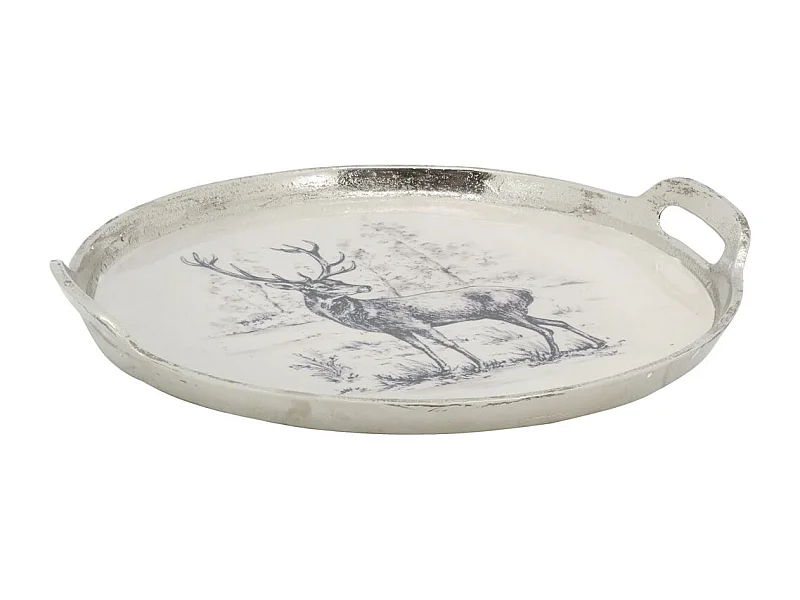 Plateau aluminium et résine