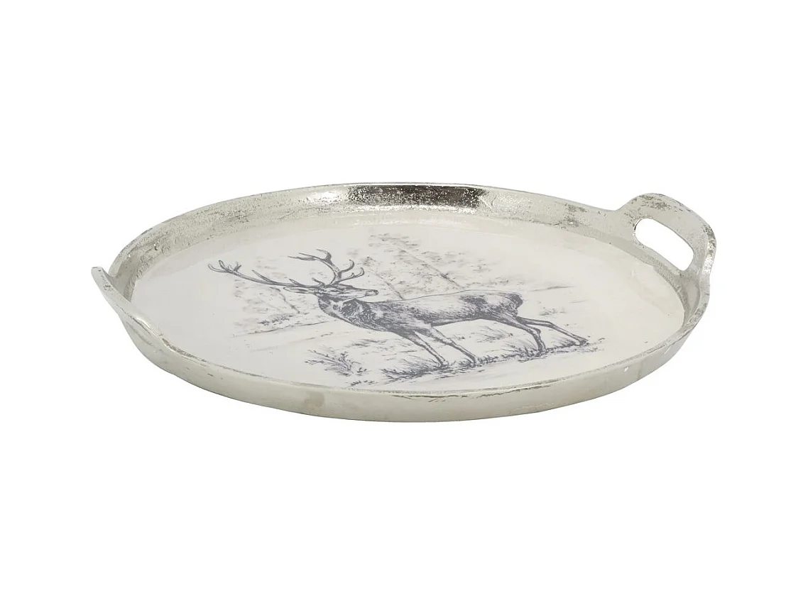 Plateau aluminium et résine