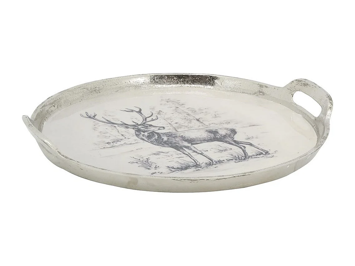 Plateau aluminium et résine