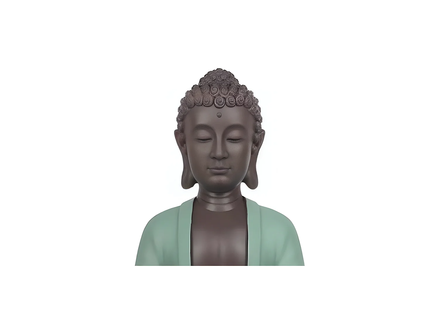 Estatua de Bodhi con bandeja de bolsillo de poliresina